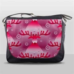 Seamless Repeat Repeating Pattern Messenger Bags by Amaryn4rt