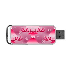 Seamless Repeat Repeating Pattern Portable Usb Flash (one Side) by Amaryn4rt