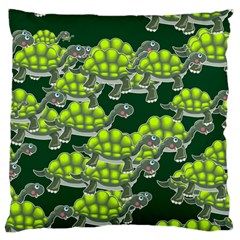 Seamless Tile Background Abstract Turtle Turtles Standard Flano Cushion Case (one Side) by Amaryn4rt