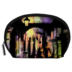 Street Colorful Abstract People Accessory Pouches (large)  by Amaryn4rt