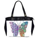 Vintage Style Floral Butterfly Office Handbags (2 Sides)  Front