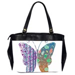 Vintage Style Floral Butterfly Office Handbags (2 Sides)  Back