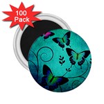 Texture Butterflies Background 2.25  Magnets (100 pack)  Front