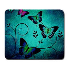 Texture Butterflies Background Large Mousepads by Amaryn4rt