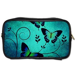 Texture Butterflies Background Toiletries Bags by Amaryn4rt