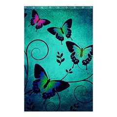 Texture Butterflies Background Shower Curtain 48  X 72  (small)  by Amaryn4rt