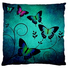 Texture Butterflies Background Standard Flano Cushion Case (one Side) by Amaryn4rt