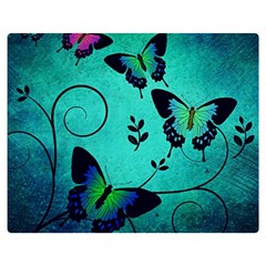 Texture Butterflies Background Double Sided Flano Blanket (medium)  by Amaryn4rt