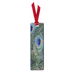 Peacock Feathers Blue Bird Nature Small Book Marks by Amaryn4rt