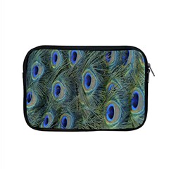 Peacock Feathers Blue Bird Nature Apple Macbook Pro 15  Zipper Case by Amaryn4rt