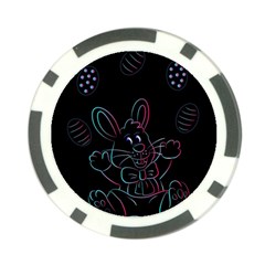 Easter Bunny Hare Rabbit Animal Poker Chip Card Guard by Amaryn4rt