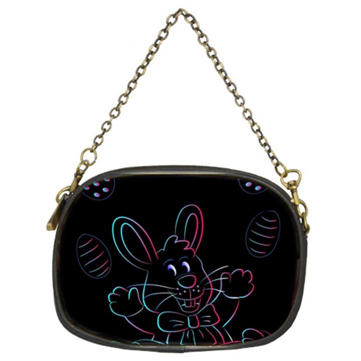 Easter Bunny Hare Rabbit Animal Chain Purses (Two Sides) 