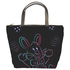 Easter Bunny Hare Rabbit Animal Bucket Bags by Amaryn4rt