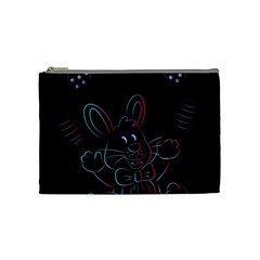 Easter Bunny Hare Rabbit Animal Cosmetic Bag (medium)  by Amaryn4rt