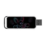 Easter Bunny Hare Rabbit Animal Portable USB Flash (Two Sides) Back