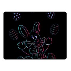 Easter Bunny Hare Rabbit Animal Double Sided Fleece Blanket (small)  by Amaryn4rt