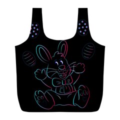 Easter Bunny Hare Rabbit Animal Full Print Recycle Bags (l)  by Amaryn4rt