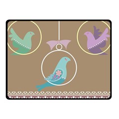 Isolated Wallpaper Bird Sweet Fowl Fleece Blanket (small) by Amaryn4rt