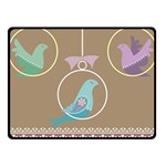 Isolated Wallpaper Bird Sweet Fowl Fleece Blanket (Small) 50 x40  Blanket Front