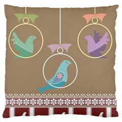 Isolated Wallpaper Bird Sweet Fowl Standard Flano Cushion Case (two Sides) by Amaryn4rt