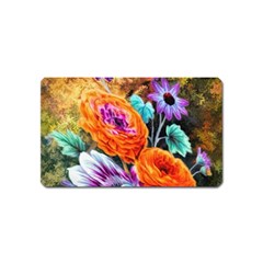 Flowers Artwork Art Digital Art Magnet (Name Card)