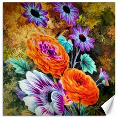 Flowers Artwork Art Digital Art Canvas 12  x 12  