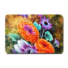 Flowers Artwork Art Digital Art Small Doormat 