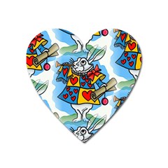 Seamless Repeating Tiling Tileable Heart Magnet by Amaryn4rt