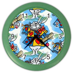 Seamless Repeating Tiling Tileable Color Wall Clocks by Amaryn4rt