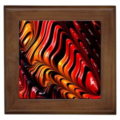 Abstract Fractal Mathematics Abstract Framed Tiles by Amaryn4rt