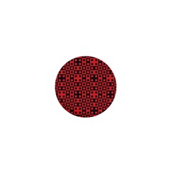 Abstract Background Red Black 1  Mini Magnets