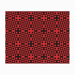 Abstract Background Red Black Small Glasses Cloth by Amaryn4rt