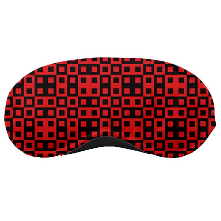 Abstract Background Red Black Sleeping Masks