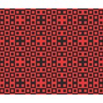 Abstract Background Red Black Deluxe Canvas 14  x 11  14  x 11  x 1.5  Stretched Canvas