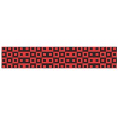 Abstract Background Red Black Flano Scarf (Large)