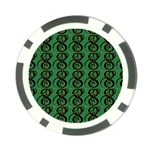 Abstract Pattern Graphic Lines Poker Chip Card Guard (10 pack) Front