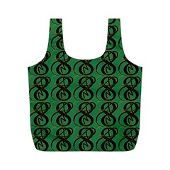 Abstract Pattern Graphic Lines Full Print Recycle Bags (m)  by Amaryn4rt