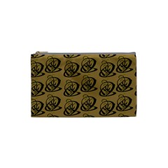 Abstract Swirl Background Wallpaper Cosmetic Bag (small)  by Amaryn4rt