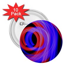 Background Blue Red 2.25  Buttons (10 pack) 