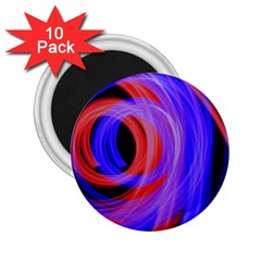 Background Blue Red 2.25  Magnets (10 pack) 