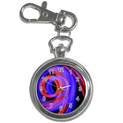 Background Blue Red Key Chain Watches