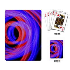 Background Blue Red Playing Card