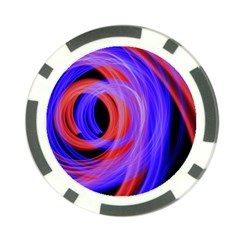 Background Blue Red Poker Chip Card Guard