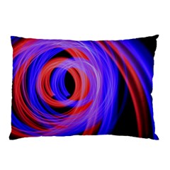 Background Blue Red Pillow Case