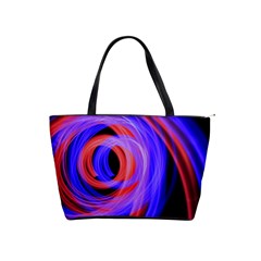 Background Blue Red Shoulder Handbags