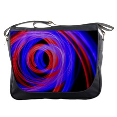 Background Blue Red Messenger Bags