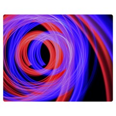 Background Blue Red Double Sided Flano Blanket (Medium) 