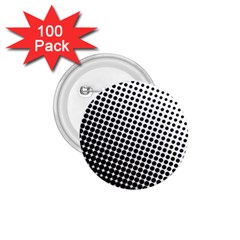 Background Wallpaper Texture Lines Dot Dots Black White 1.75  Buttons (100 pack) 