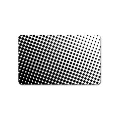 Background Wallpaper Texture Lines Dot Dots Black White Magnet (Name Card)