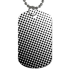 Background Wallpaper Texture Lines Dot Dots Black White Dog Tag (Two Sides)